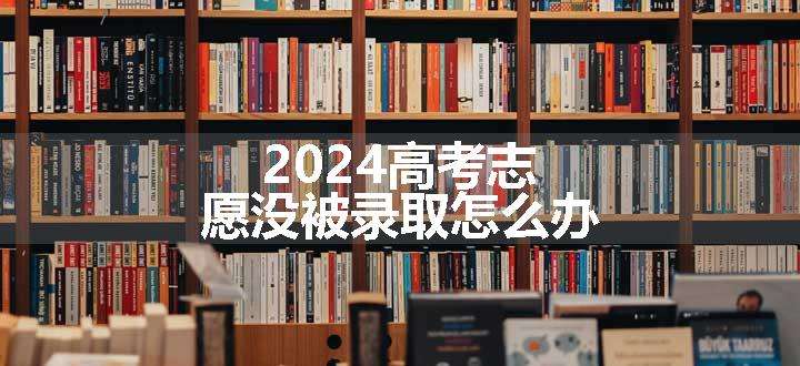 2024高考志愿没被录取怎么办