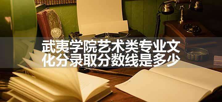 武夷学院艺术类专业文化分录取分数线是多少