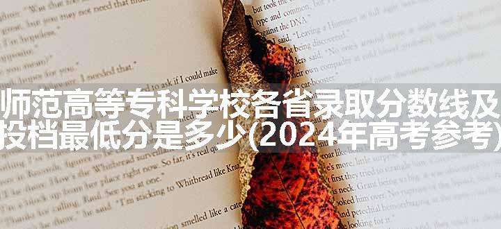 丽江师范高等专科学校各省录取分数线及位次 投档最低分是多少(2024年高考参考)