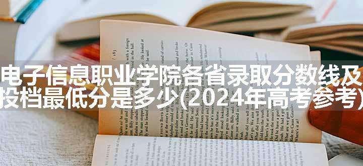 江苏电子信息职业学院各省录取分数线及位次 投档最低分是多少(2024年高考参考)