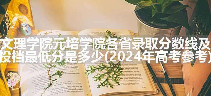 绍兴文理学院元培学院各省录取分数线及位次 投档最低分是多少(2024年高考参考)