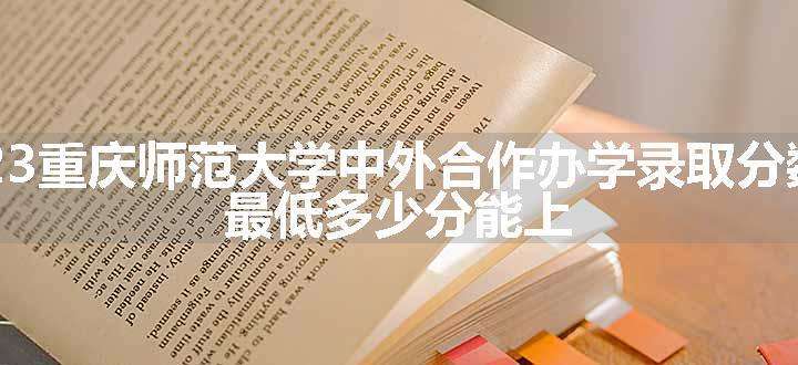 2023重庆师范大学中外合作办学录取分数线 最低多少分能上