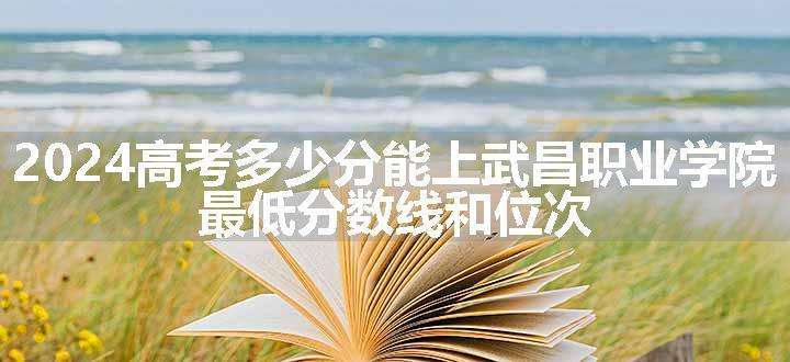 2024高考多少分能上武昌职业学院 最低分数线和位次