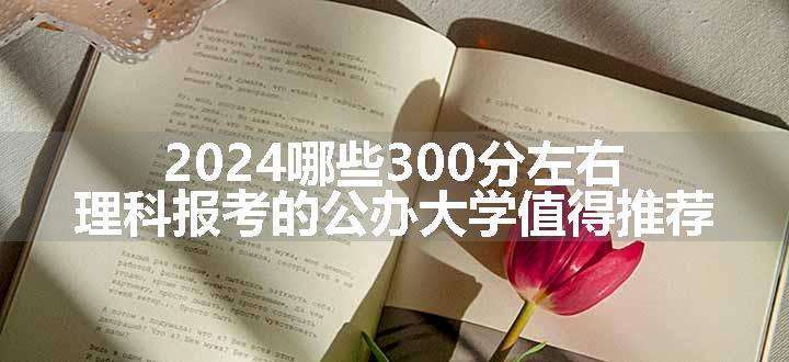 2024哪些300分左右理科报考的公办大学值得推荐