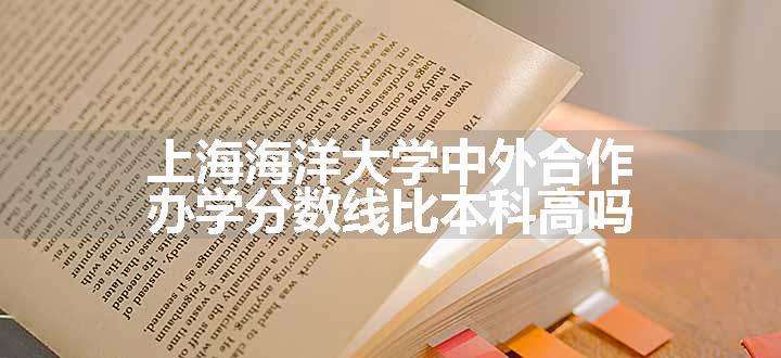 上海海洋大学中外合作办学分数线比本科高吗