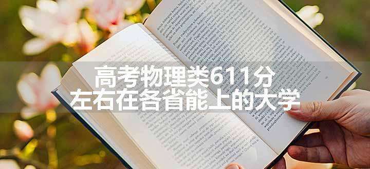 高考物理类611分左右在各省能上的大学