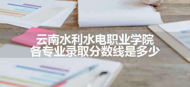 云南水利水电职业学院各专业录取分数线是多少