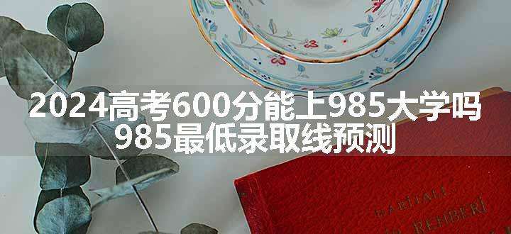 2024高考600分能上985大学吗 