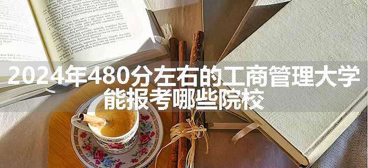 2024年480分左右的工商管理大学 能报考哪些院校