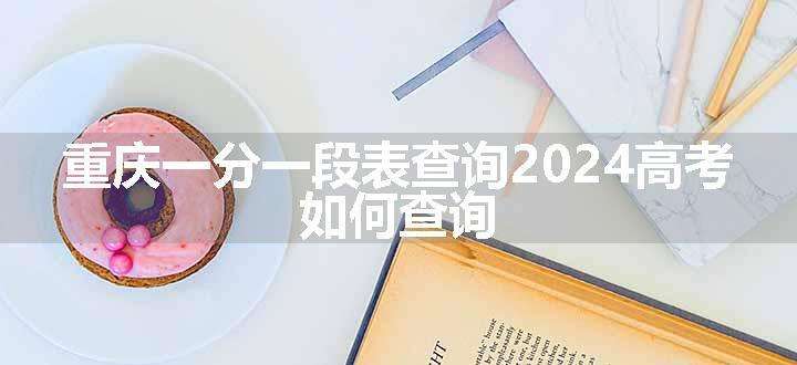 重庆一分一段表查询2024高考 如何查询