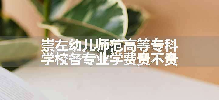 崇左幼儿师范高等专科学校各专业学费贵不贵