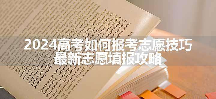 2024高考如何报考志愿技巧 最新志愿填报攻略