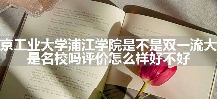 南京工业大学浦江学院是不是双一流大学 是名校吗评价怎么样好不好