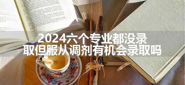 2024六个专业都没录取但服从调剂有机会录取吗