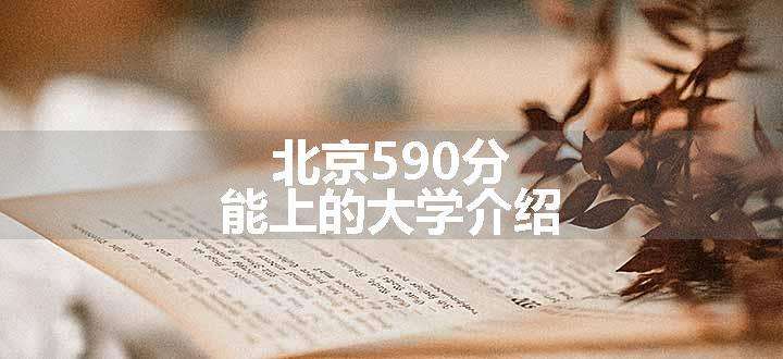 北京590分能上的大学介绍