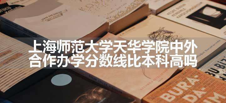 上海师范大学天华学院中外合作办学分数线比本科高吗