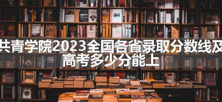 南昌大学共青学院2023全国各省录取分数线及最低位次 高考多少分能上