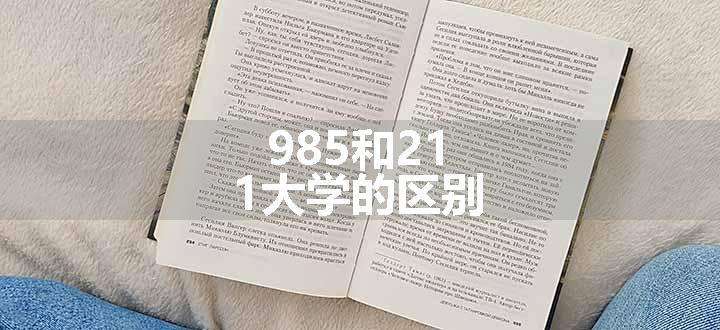 985和211大学的区别