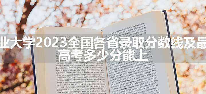 南京农业大学2023全国各省录取分数线及最低位次 高考多少分能上