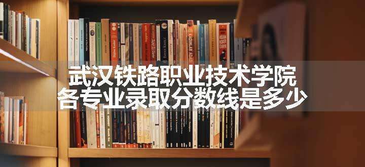 武汉铁路职业技术学院各专业录取分数线是多少