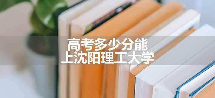 高考多少分能上沈阳理工大学