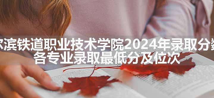 哈尔滨铁道职业技术学院2024年录取分数线 各专业录取最低分及位次