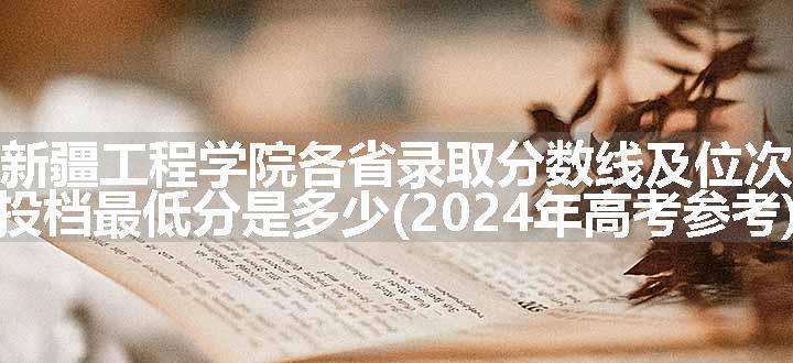 新疆工程学院各省录取分数线及位次 投档最低分是多少(2024年高考参考)