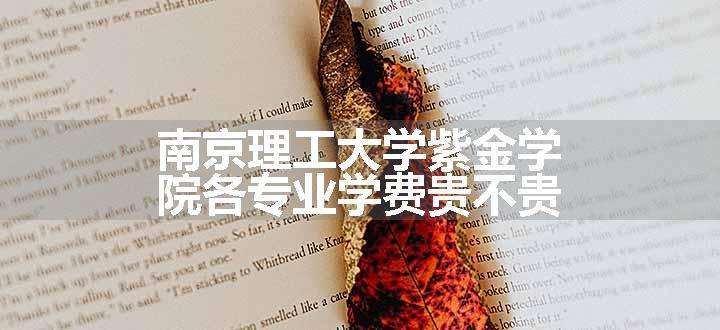 南京理工大学紫金学院各专业学费贵不贵