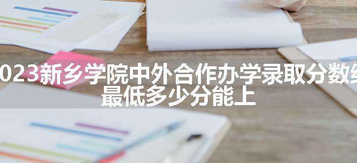 2023新乡学院中外合作办学录取分数线 最低多少分能上