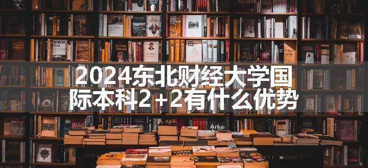 2024东北财经大学国际本科2+2有什么优势