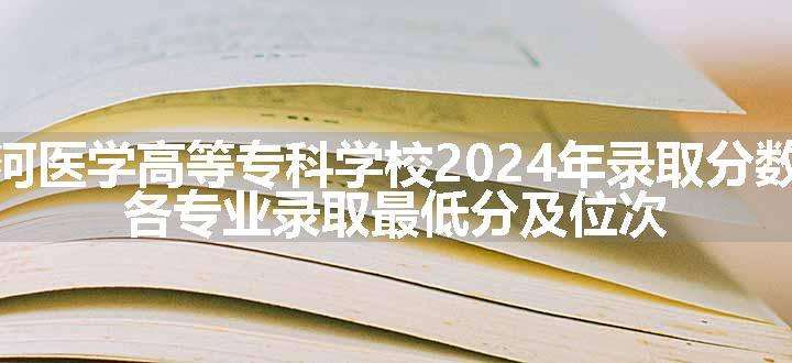 漯河医学高等专科学校2024年录取分数线 各专业录取最低分及位次