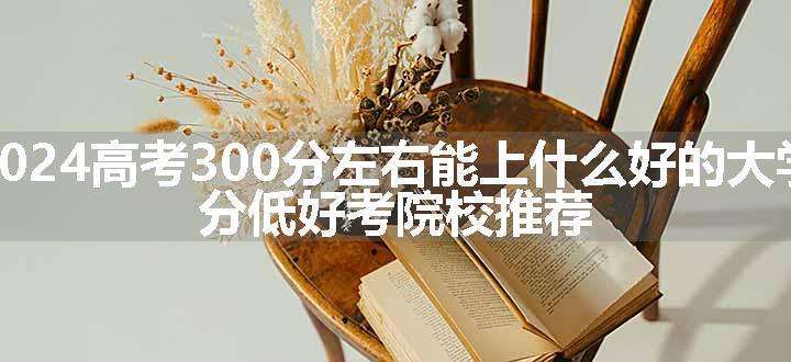 2024高考300分左右能上什么好的大学