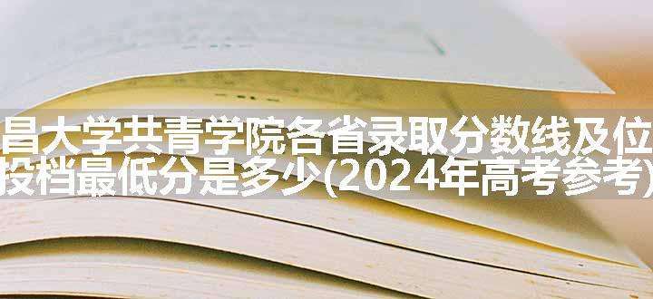 南昌大学共青学院各省录取分数线及位次 投档最低分是多少(2024年高考参考)