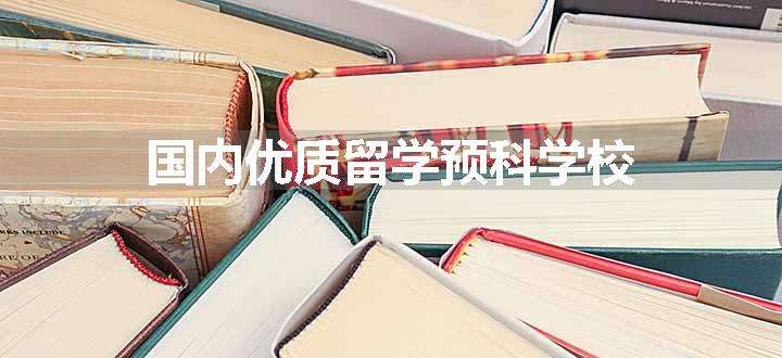 国内优质留学预科学校