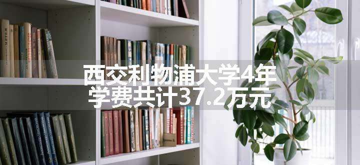 西交利物浦大学4年学费共计37.2万元