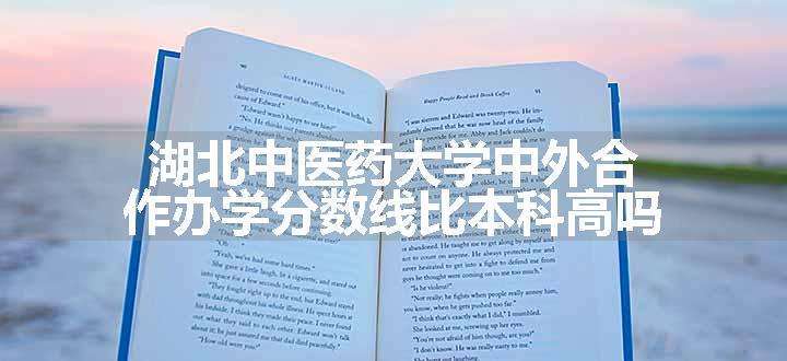 湖北中医药大学中外合作办学分数线比本科高吗