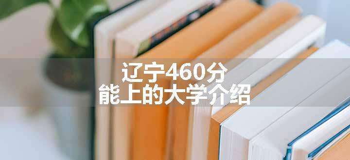 辽宁460分能上的大学介绍