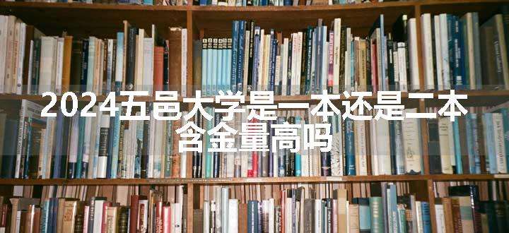 2024五邑大学是一本还是二本 含金量高吗