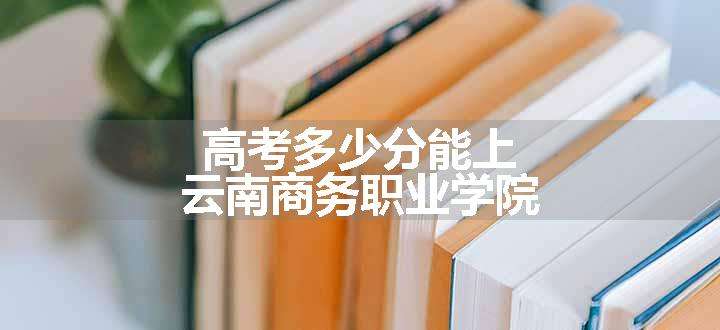 高考多少分能上云南商务职业学院