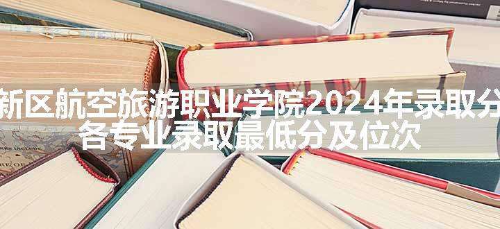 天府新区航空旅游职业学院2024年录取分数线 各专业录取最低分及位次