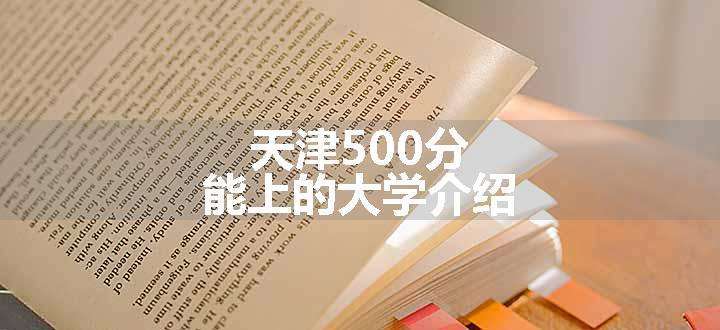 天津500分能上的大学介绍