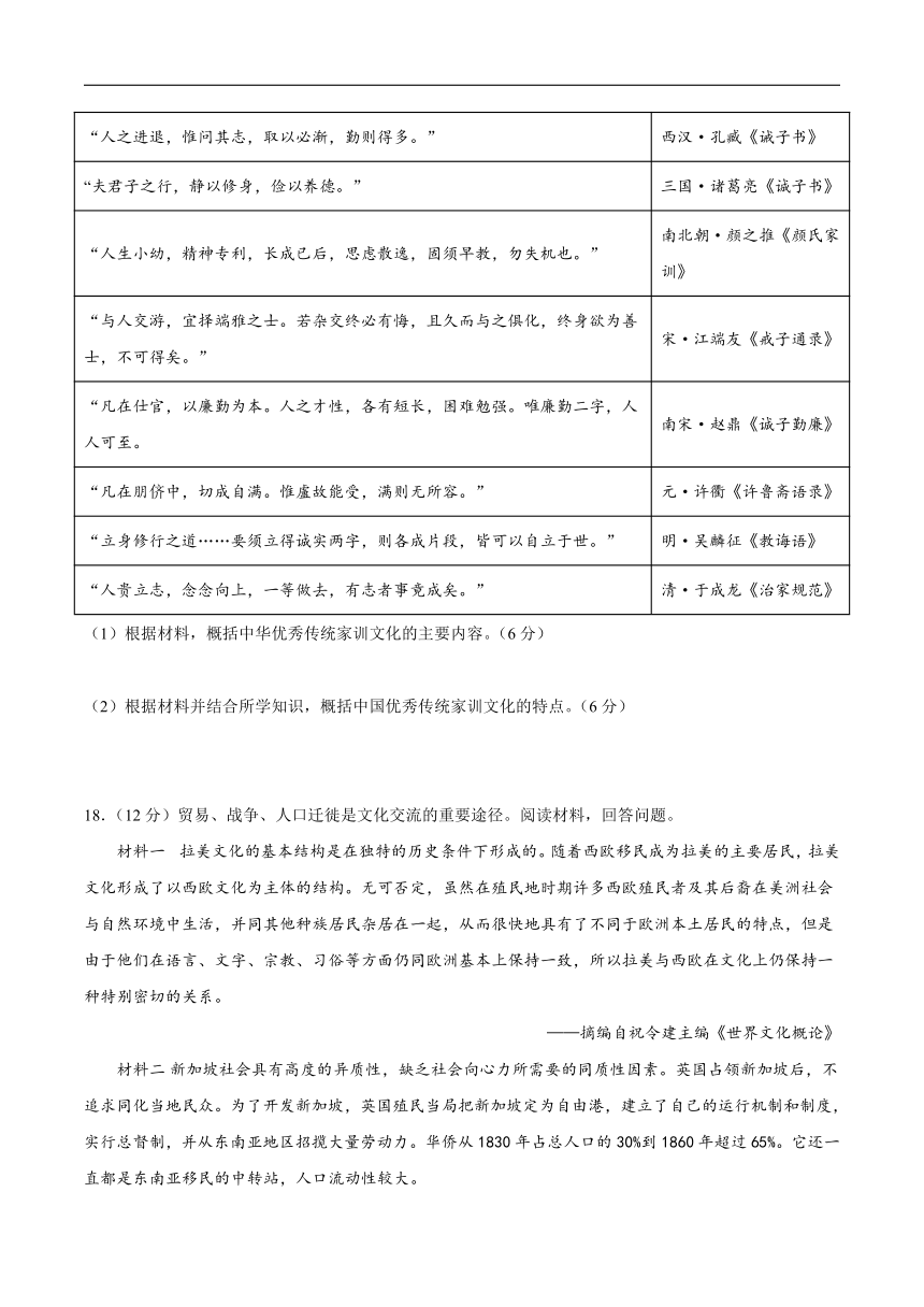 辽宁省七校协作体2023-2024学年高二下学期5月期中联考历史试卷（含答案）