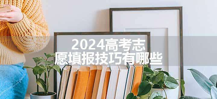 2024高考志愿填报技巧有哪些