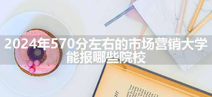 2024年570分左右的市场营销大学 能报哪些院校