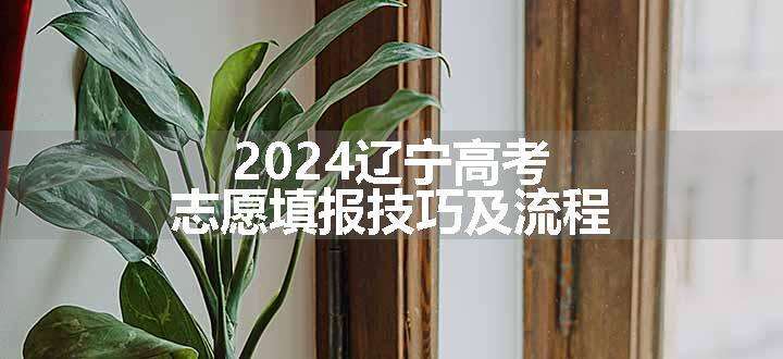 2024辽宁高考志愿填报技巧及流程