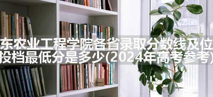 山东农业工程学院各省录取分数线及位次 投档最低分是多少(2024年高考参考)