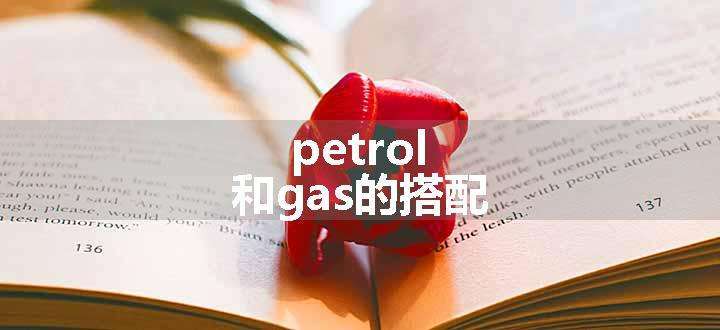 petrol和gas的搭配