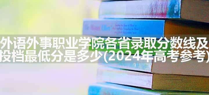 武汉外语外事职业学院各省录取分数线及位次 投档最低分是多少(2024年高考参考)