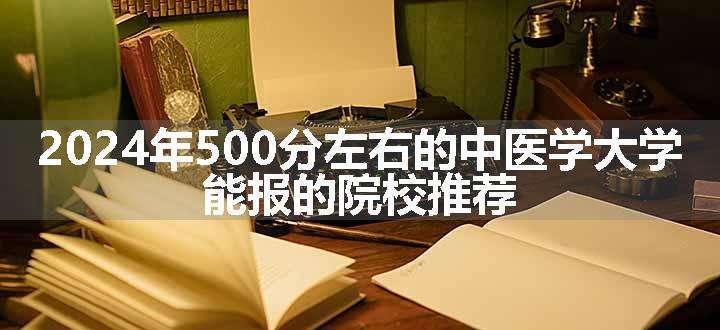 2024年500分左右的中医学大学 能报的院校推荐