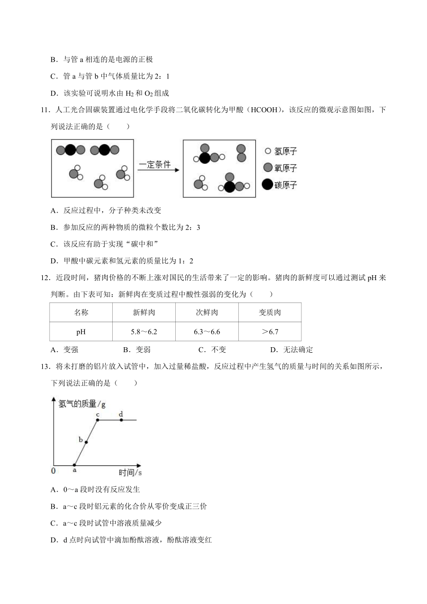 2024年广东省广州市中考化学终极押题密卷（1）（含解析）